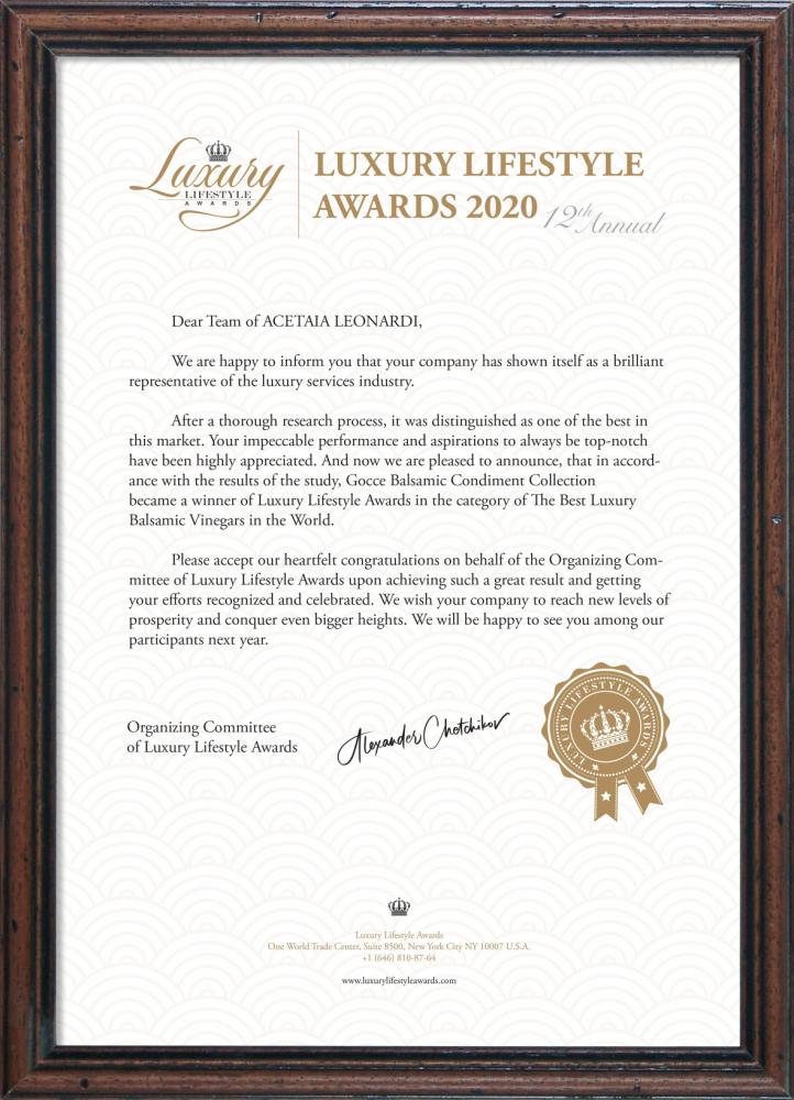 Luxury Lifestyle Awards 2020 - 2